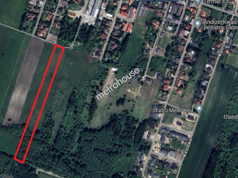 Działka na sprzedaż, Zgierski, Aleksandrów Łódzki, Wierzbińska