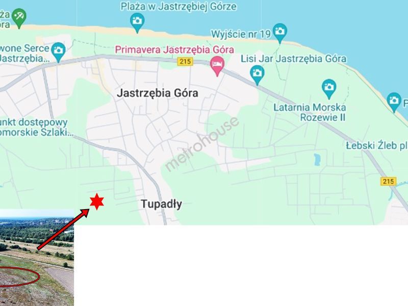 Działka na sprzedaż, Pucki, Tupadły, Nasza