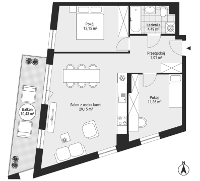 Sprzedaż Mieszkanie Koszutka, Katowice