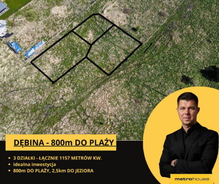 Sprzedaż Działka Łąkowa, Dębina, pow. słupski