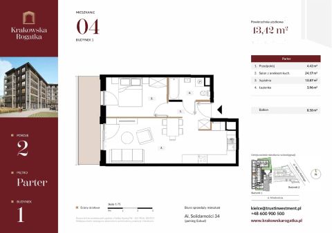 Sprzedaż Mieszkanie Miodowicza, Kielce