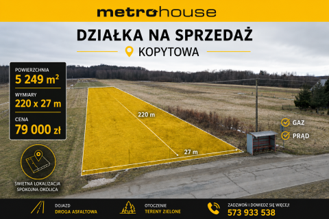 Sprzedaż Działka Kopytowa, pow. krośnieński