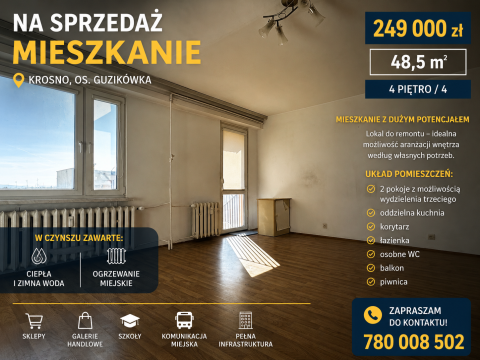 Sprzedaż Mieszkanie Krosno